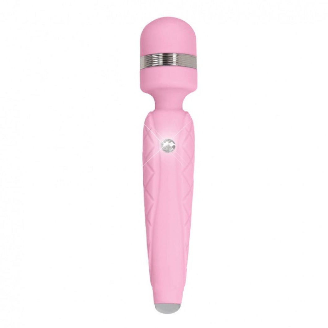 Pillow Talk Cheeky Wand Vibrator - Rose von PILLOW TALK mit Swarovski-Kristall
