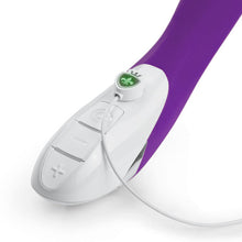 Mystim Vibrator in Violett mit gebogener Spitze von MYSTIM