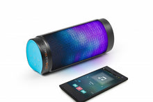 MusicMan Bluetooth-LED Light Soundstation BT-X26 blau-schwarz