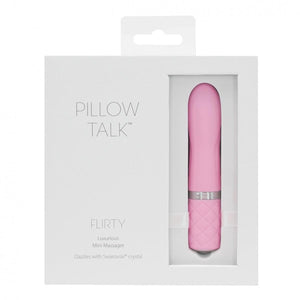 Pillow Talk Flirty Mini-Vibrator - Pink von PILLOW TALK mit Swarovski-Kristall