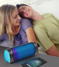 MusicMan Bluetooth-LED Light Soundstation BT-X26 blau-schwarz